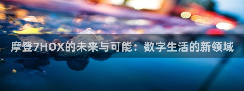 彩客网胜平负：摩登7HOX的未来与可能：数字生活的新领域